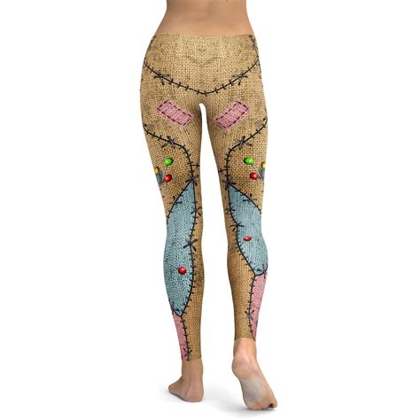 Voodoo doll leggings